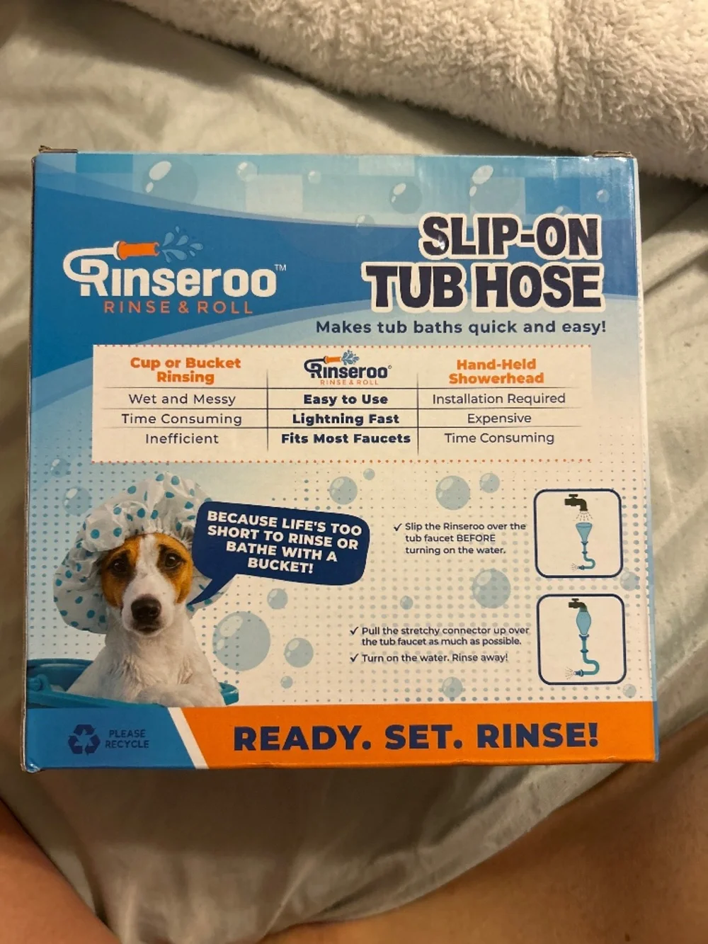 slip-on tub hose